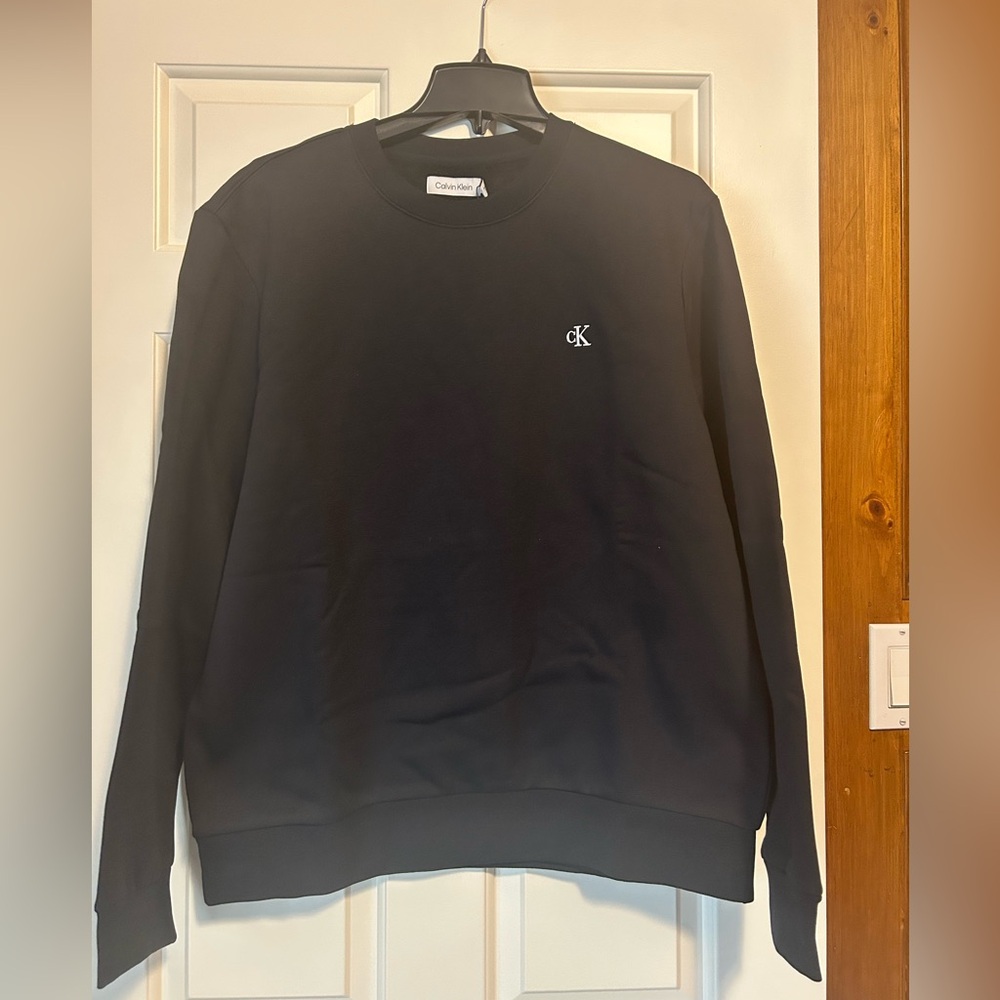 Men’s CK Logo Crew Neck Sweatshirt